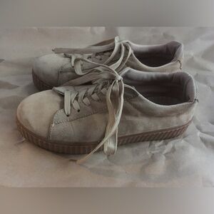 UNIONBAY Platform Sneakers [7.5 | Oatmeal Brown]